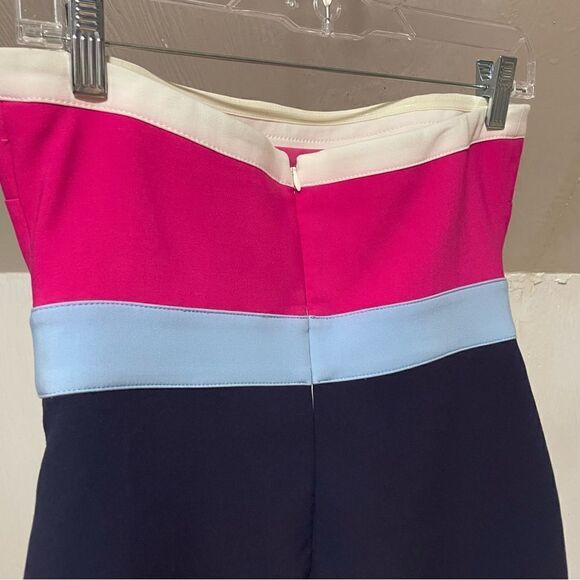 Revolve Likely Marena Tube Mini Strapless Bodycon Dress in Pink Navy Colorblock - Picture 8 of 13